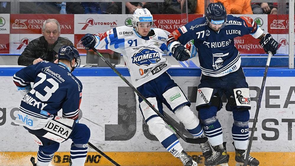 HOKEJ ONLINE: Vítkovice a Brno budou hrát o postupový mečbol